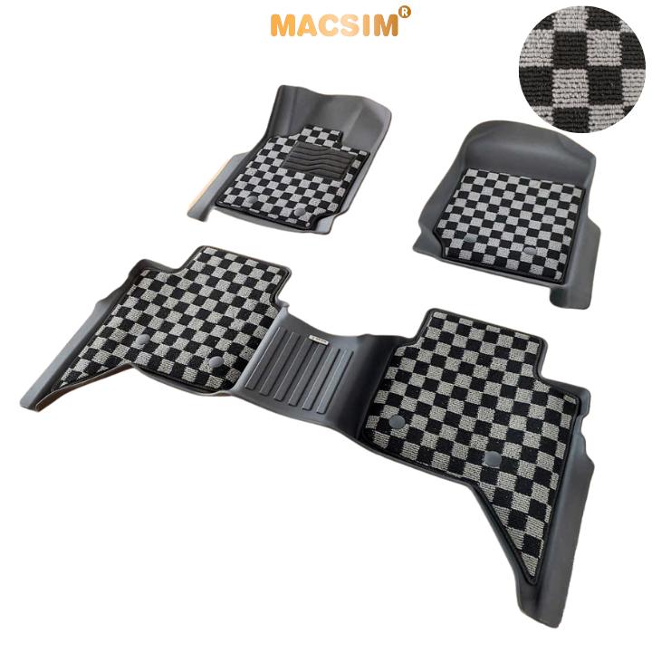 Thảm Lót Sàn Ô Tô Ford Ranger 2012-2021Macsim – TPE Chuẩn Phom, Dễ Vệ Sinh (Mã 03)