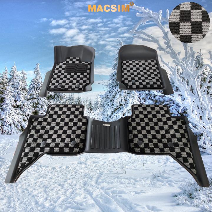 Thảm Lót Sàn Ô Tô Ford Ranger 2012-2021Macsim – TPE Chuẩn Phom, Dễ Vệ Sinh (Mã 03)