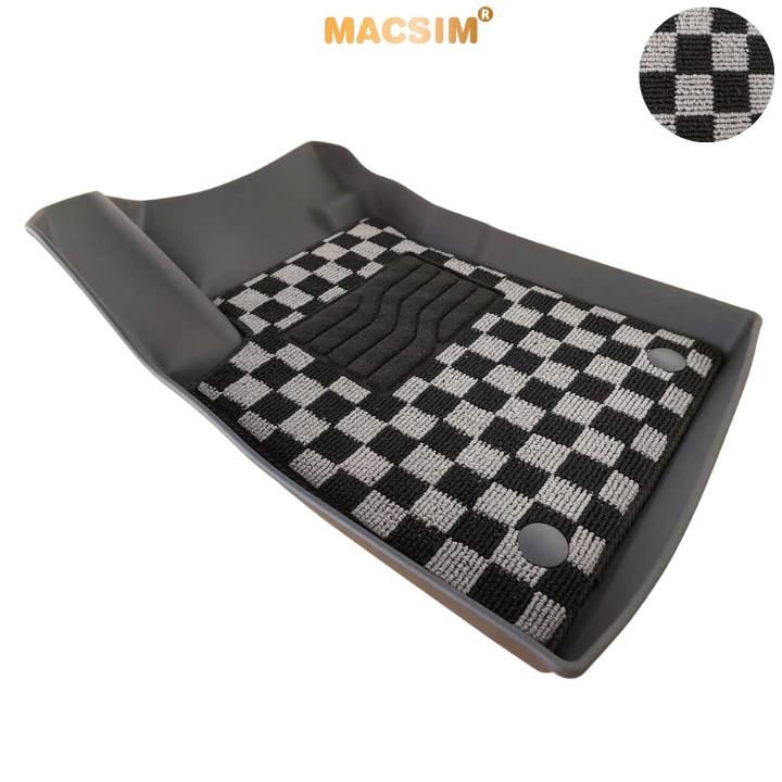 Thảm lót sàn ô tô  MG ZS Macsim – Ca rô, chuẩn phom, Sử dụng lâu dài (Mã 03)