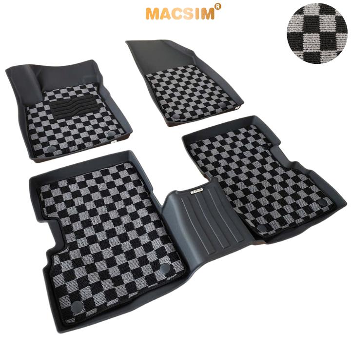 Thảm lót sàn ô tô  MG ZS Macsim – Ca rô, chuẩn phom, Sử dụng lâu dài (Mã 03)