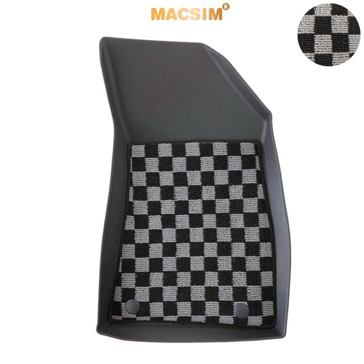 Thảm lót sàn ô tô  MG ZS Macsim – Ca rô, chuẩn phom, Sử dụng lâu dài (Mã 03)