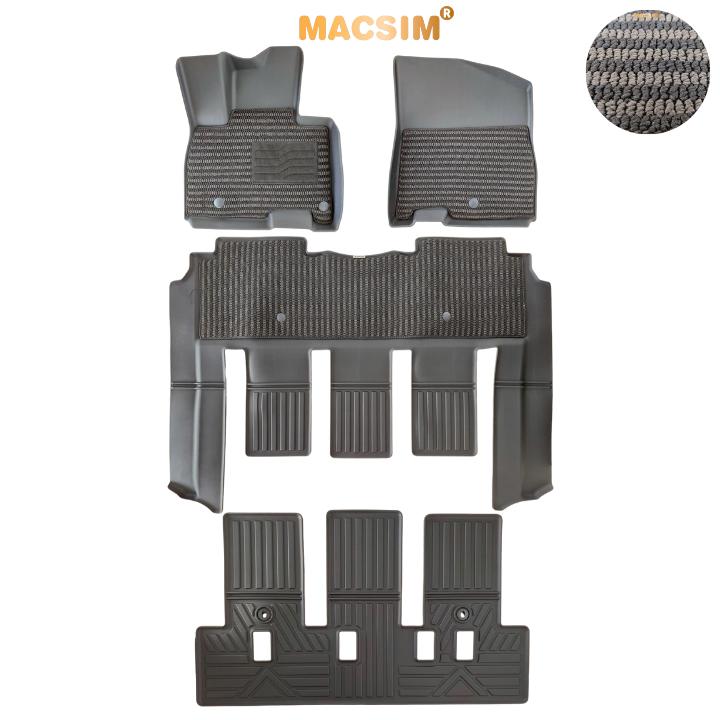 Thảm Lót Sàn Ô Tô Kia Carnival 2022+Macsim – Dệt thô chuẩn phom, dễ vệ sinh (Mã 03)