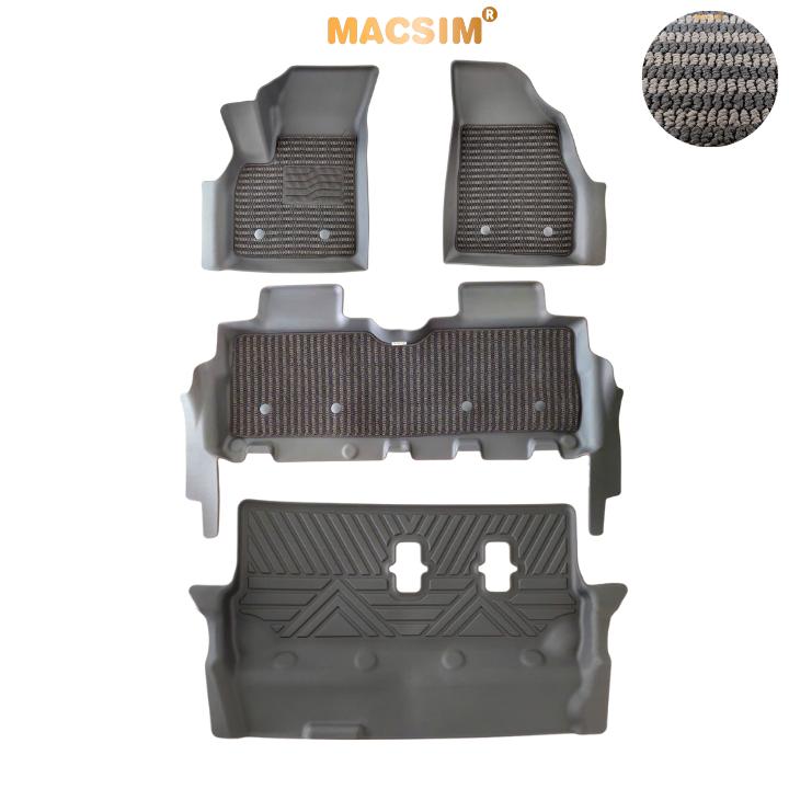 Thảm Lót Sàn Ô Tô Vinfast VinFast VF MPV 7 Macsim – Dệt thô chuẩn phom, Sử dụng lâu dài (Mã 03)