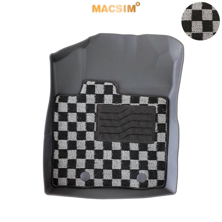 Thảm lót sàn ô tô  Toyota Avanza 2022+ Macsim – Ca rô, chuẩn phom, dễ vệ sinh (Mã 03)