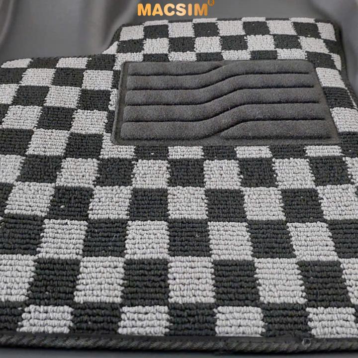 Thảm lót sàn ô tô  Toyota Avanza 2022+ Macsim – Ca rô, chuẩn phom, dễ vệ sinh (Mã 03)