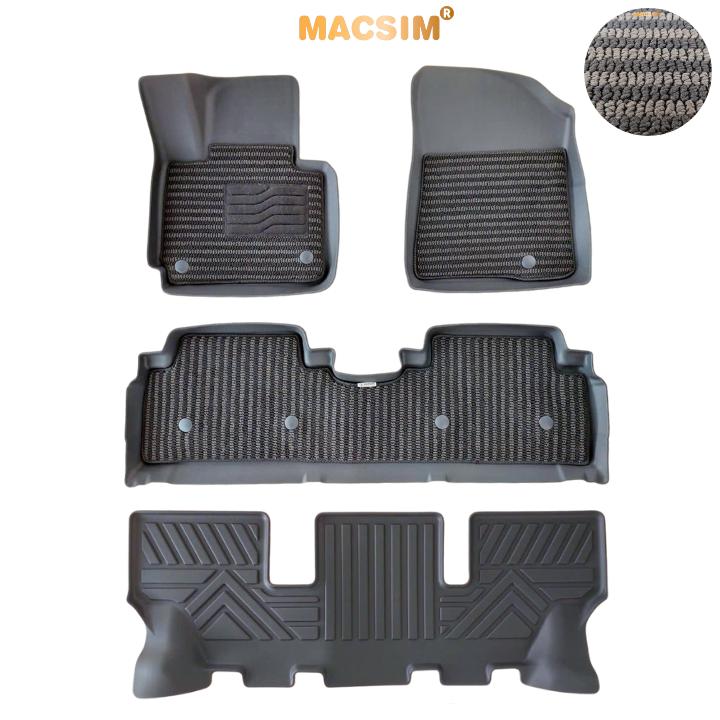 Thảm Lót Sàn Ô Tô Kia rondo Macsim – Dệt thô chuẩn phom, dễ vệ sinh (Mã 03)