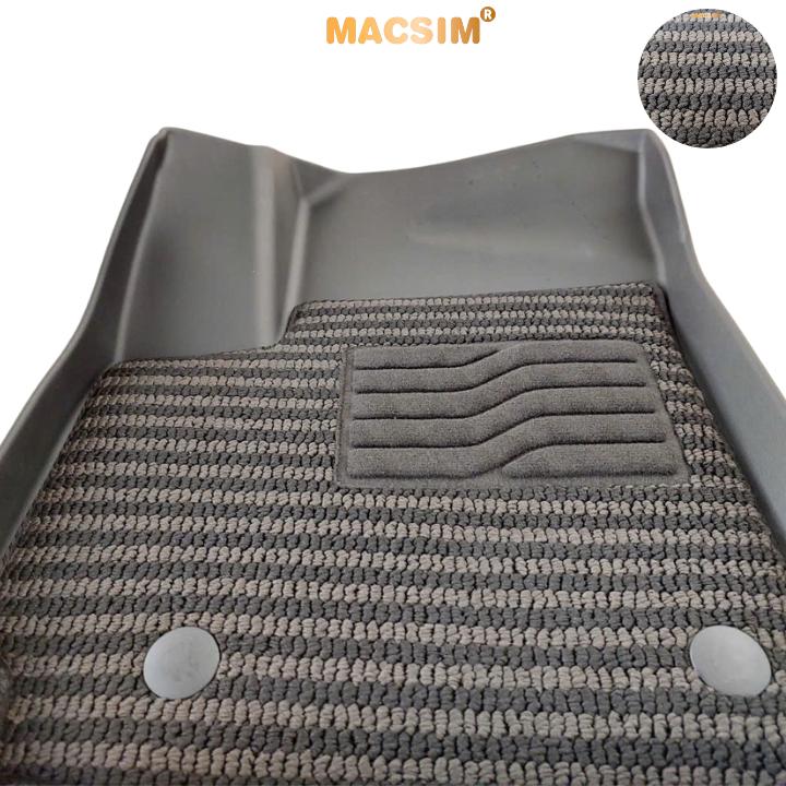 Thảm Lót Sàn Ô Tô Kia Carens 2023+ Macsim – Dệt thô chuẩn phom, dễ vệ sinh (Mã 03)