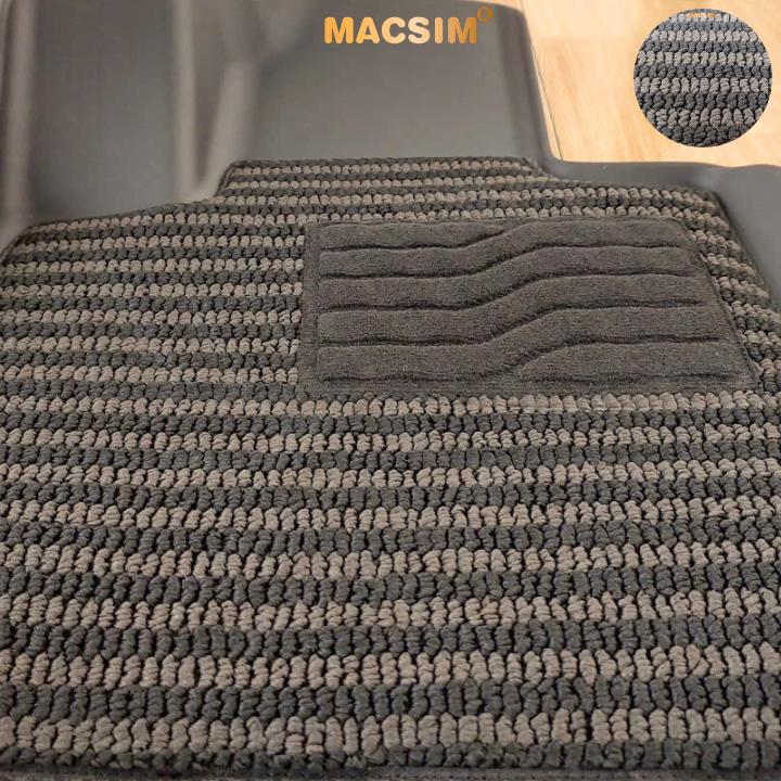 Thảm Lót Sàn Ô Tô Huyndai Santafe (2019-2023) Macsim – Dệt thô chuẩn phom, Sử dụng lâu dài (Mã 03)
