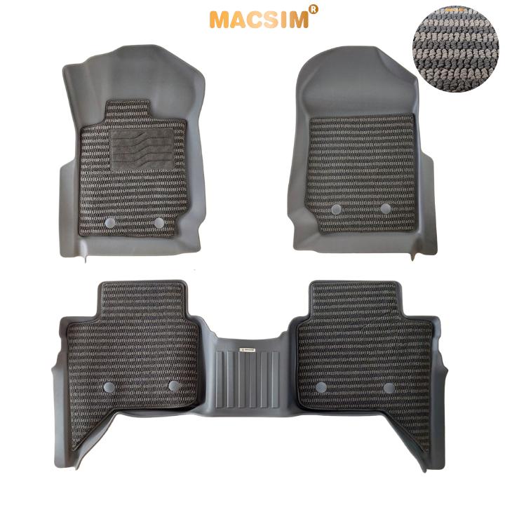 Thảm Lót Sàn Ô Tô Ford Ranger 2023+ Macsim – Dệt thô chuẩn phom, dễ vệ sinh (Mã 03)
