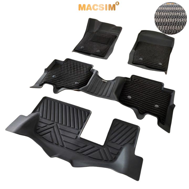 Thảm Lót Sàn Ô Tô Ford Everest 2023+ Macsim – Dệt thô chuẩn phom, dễ vệ sinh (Mã 03)