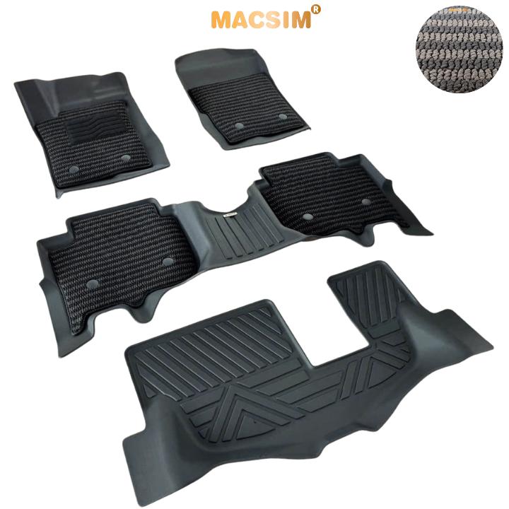 Thảm Lót Sàn Ô Tô Ford Everest 2023+ Macsim – Dệt thô chuẩn phom, dễ vệ sinh (Mã 03)