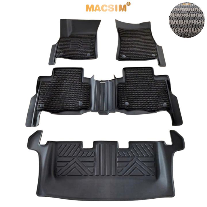 Thảm Lót Sàn Ô Tô Toyota Innova 2017-nay Macsim – Dệt thô chuẩn phom, dễ vệ sinh (Mã 03)