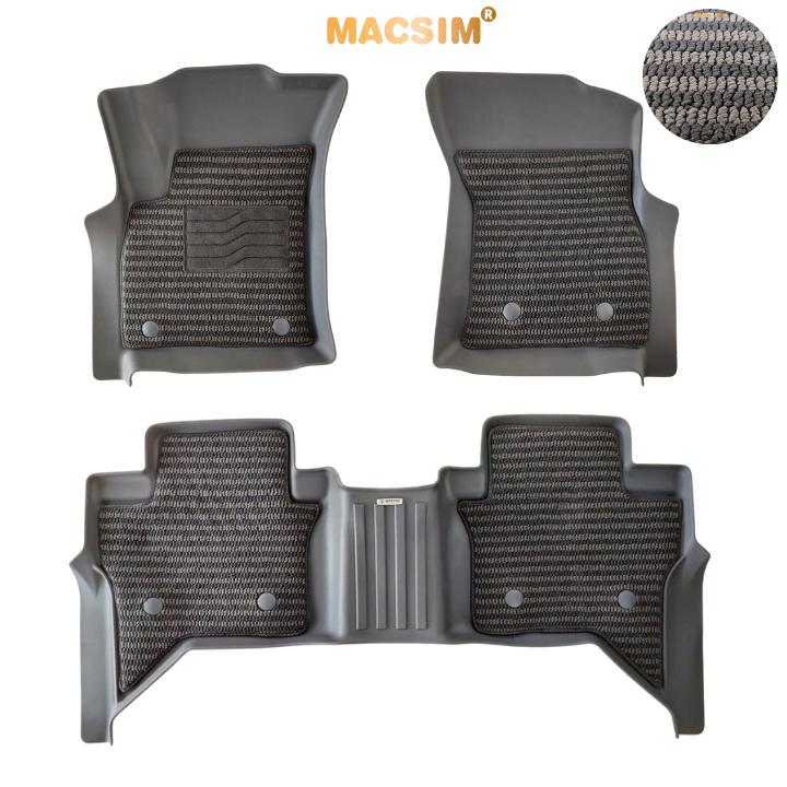 Thảm Lót Sàn Ô Tô Toyata Hilux 2026+ Macsim – Dệt thô chuẩn phom, dễ vệ sinh (Mã 03)
