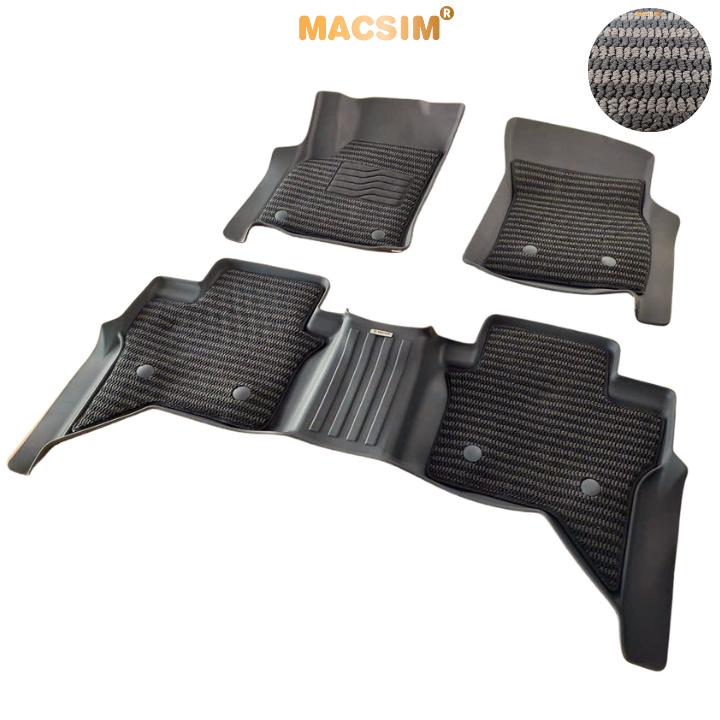 Thảm Lót Sàn Ô Tô Toyata Hilux 2026+ Macsim – Dệt thô chuẩn phom, dễ vệ sinh (Mã 03)