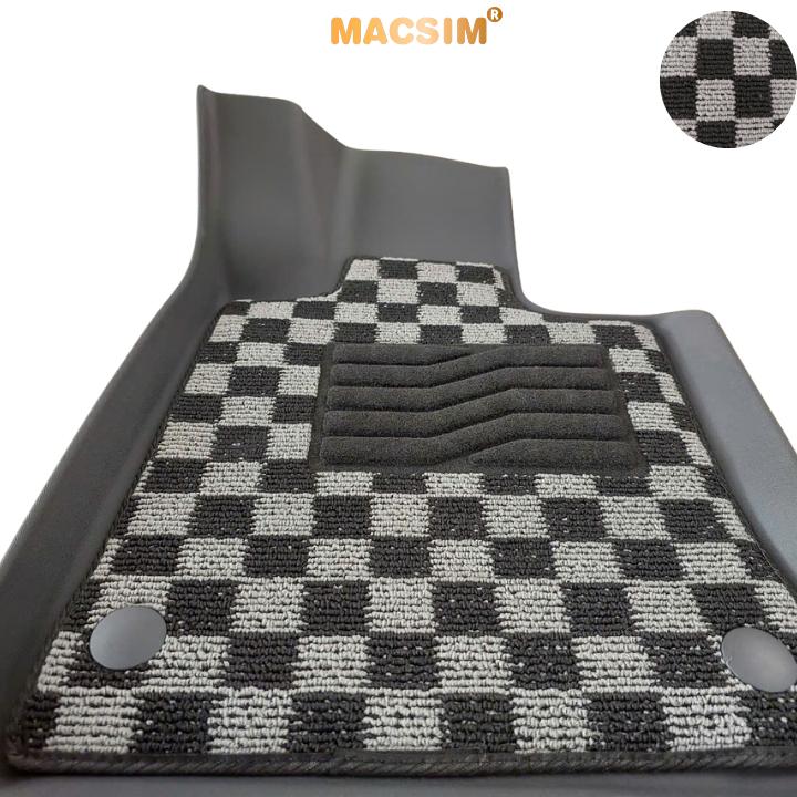 Thảm lót sàn ô tô Mercedes Glc 2023+ Macsim – Ca rô, chuẩn phom, Sử dụng lâu dài (Mã 03)