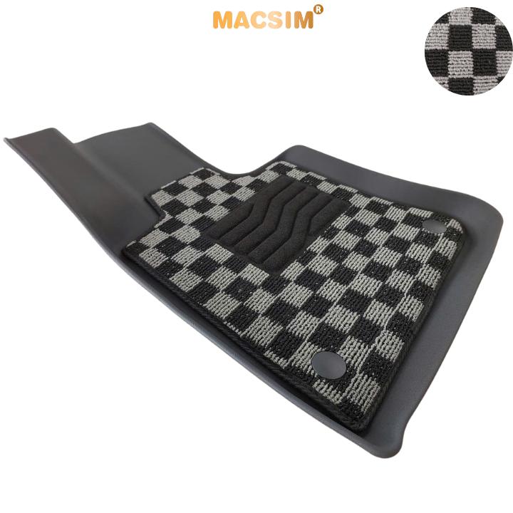 Thảm lót sàn ô tô Mercedes Glc 2023+ Macsim – Ca rô, chuẩn phom, Sử dụng lâu dài (Mã 03)