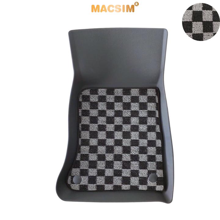 Thảm lót sàn ô tô Mercedes Glc 2023+ Macsim – Ca rô, chuẩn phom, Sử dụng lâu dài (Mã 03)