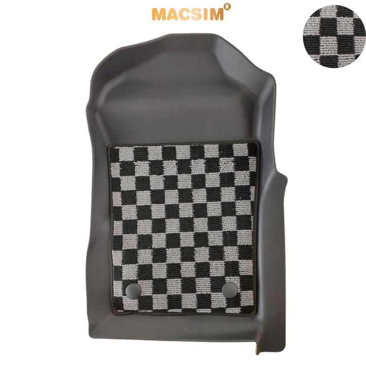 Thảm lót sàn ô tô  Ford Ranger 2023+ Macsim – Ca rô, chuẩn phom, Dễ Vệ Sinh (Mã 03)