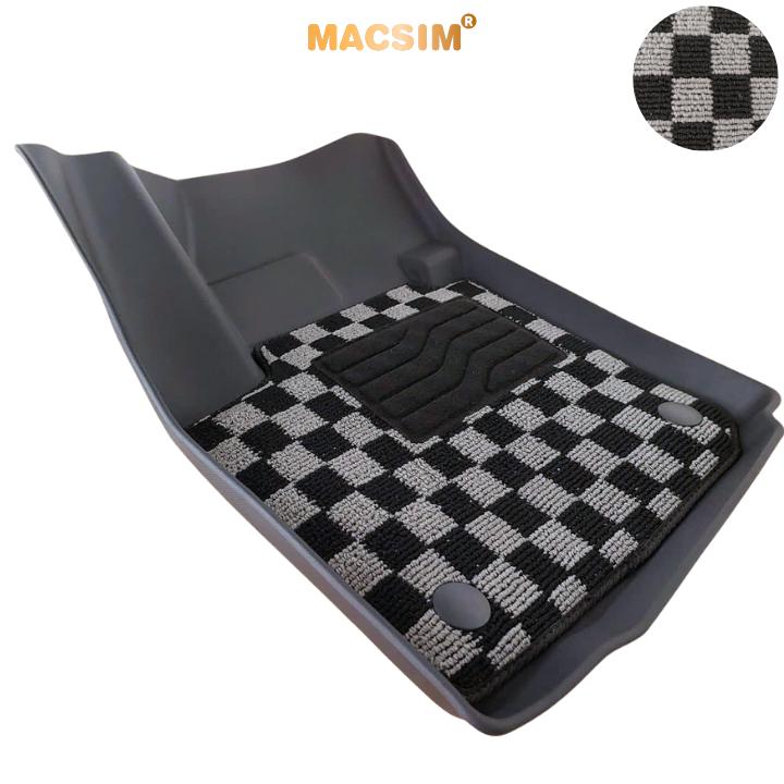 Thảm lót sàn ô tô  Suzuki Ertiga 2019+ Macsim – Ca rô, chuẩn phom, dễ vệ sinh (Mã 03)