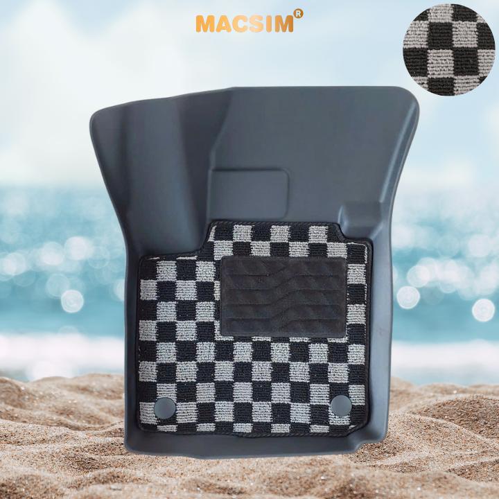 Thảm lót sàn ô tô  Suzuki Ertiga 2019+ Macsim – Ca rô, chuẩn phom, dễ vệ sinh (Mã 03)