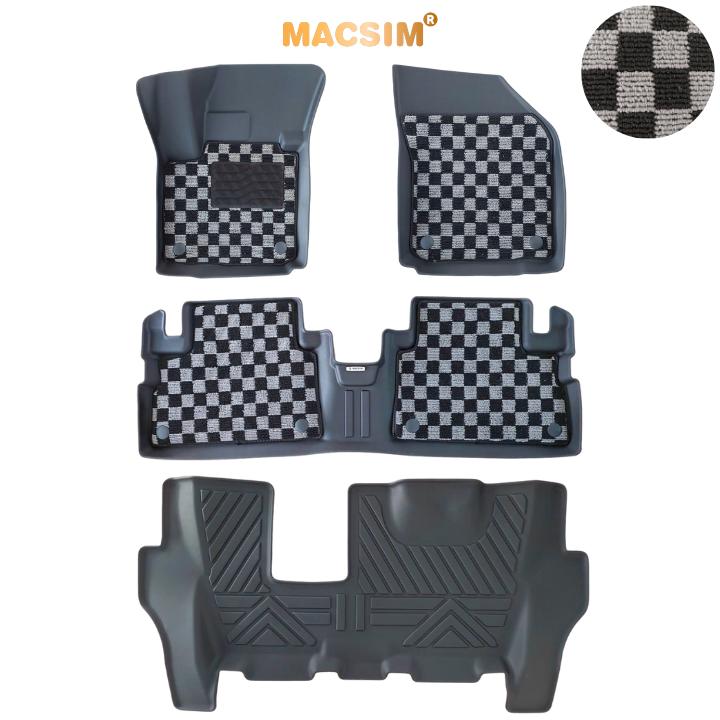 Thảm lót sàn ô tô  Suzuki Ertiga 2019+ Macsim – Ca rô, chuẩn phom, dễ vệ sinh (Mã 03)
