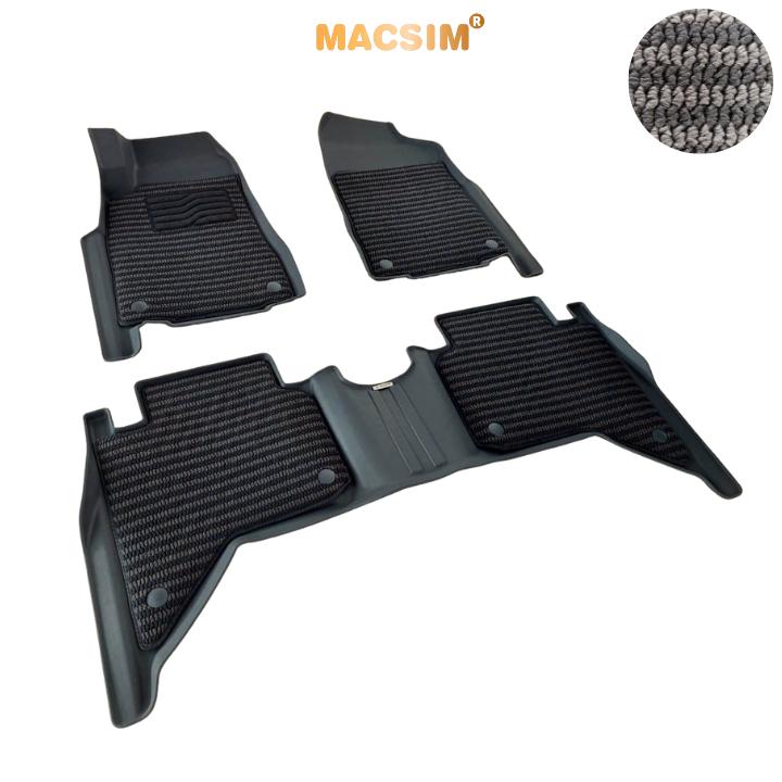 Thảm Lót Sàn Ô Tô Isuzu Dmax 2015-2021 Macsim – Dệt thô chuẩn phom, dễ vệ sinh (Mã 03)