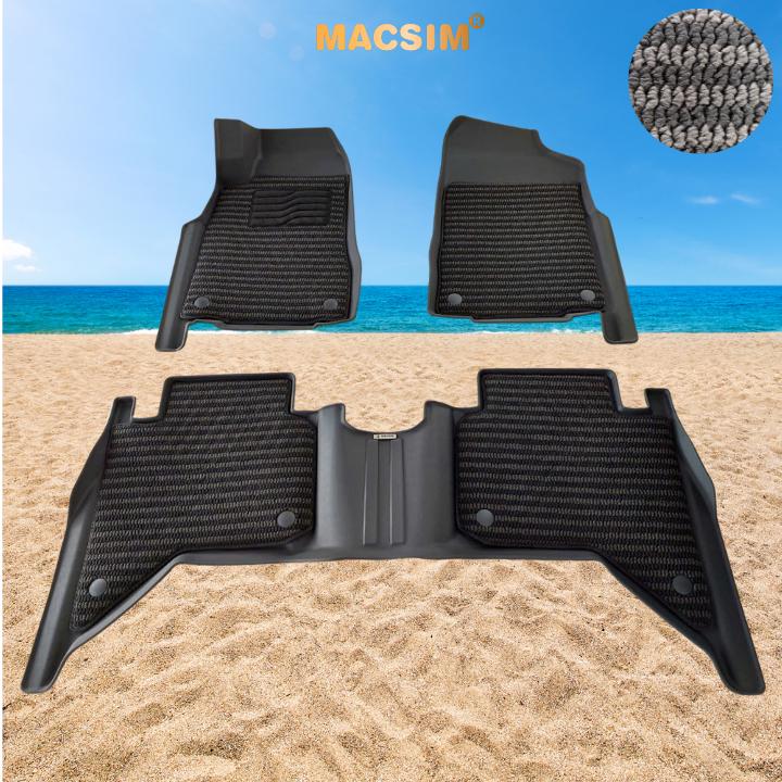Thảm Lót Sàn Ô Tô Isuzu Dmax 2015-2021 Macsim – Dệt thô chuẩn phom, dễ vệ sinh (Mã 03)