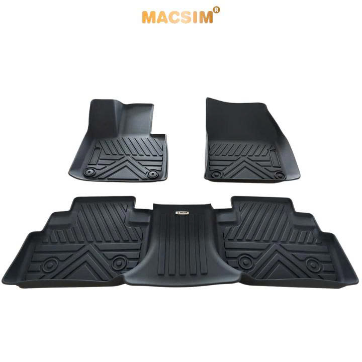 Thảm lót sàn ô tô Vinfast VF8 Macsim - Tpe chuẩn phom, Sử dụng lâu dài (Mã 03)