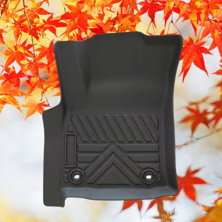 Thảm lót sàn ô tô Toyota Hilux 2015 - 2025 Macsim - Tpe chuẩn phom, dễ vệ sinh (Mã 03)