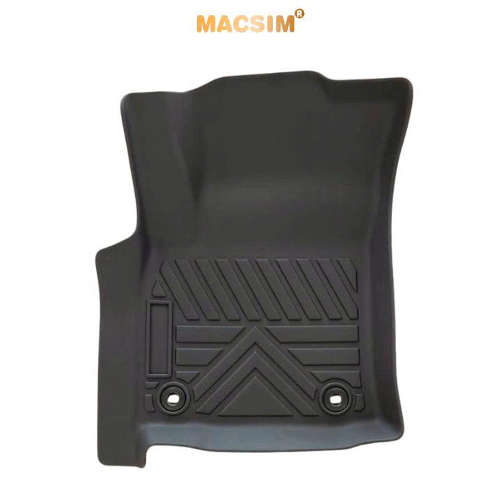 Thảm lót sàn ô tô Toyota Hilux 2026 + Macsim - Tpe chuẩn phom, dễ vệ sinh (Mã 03)