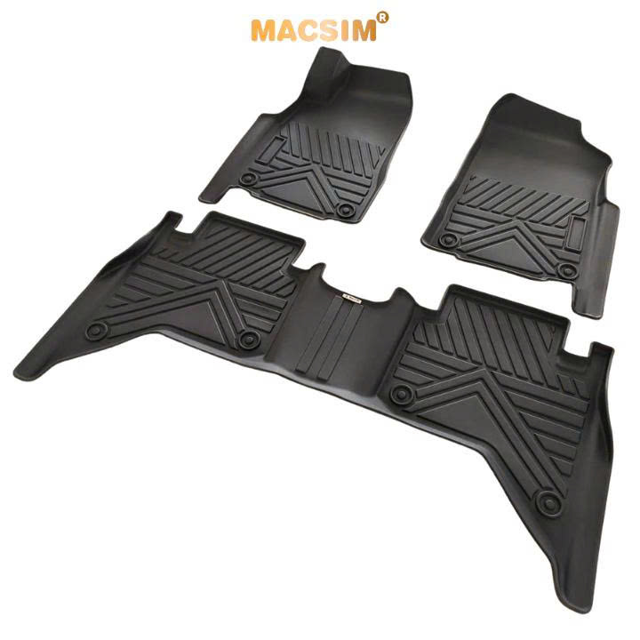 Thảm lót sàn ô tô Isuzu Dmax 2015-2020 Macsim - Tpe chuẩn phom, dễ vệ sinh (Mã 03)