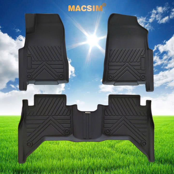 Thảm lót sàn ô tô Isuzu Dmax 2015-2020 Macsim - Tpe chuẩn phom, dễ vệ sinh (Mã 03)