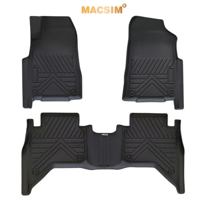 Thảm lót sàn ô tô Isuzu Dmax 2015-2020 Macsim - Tpe chuẩn phom, dễ vệ sinh (Mã 03)