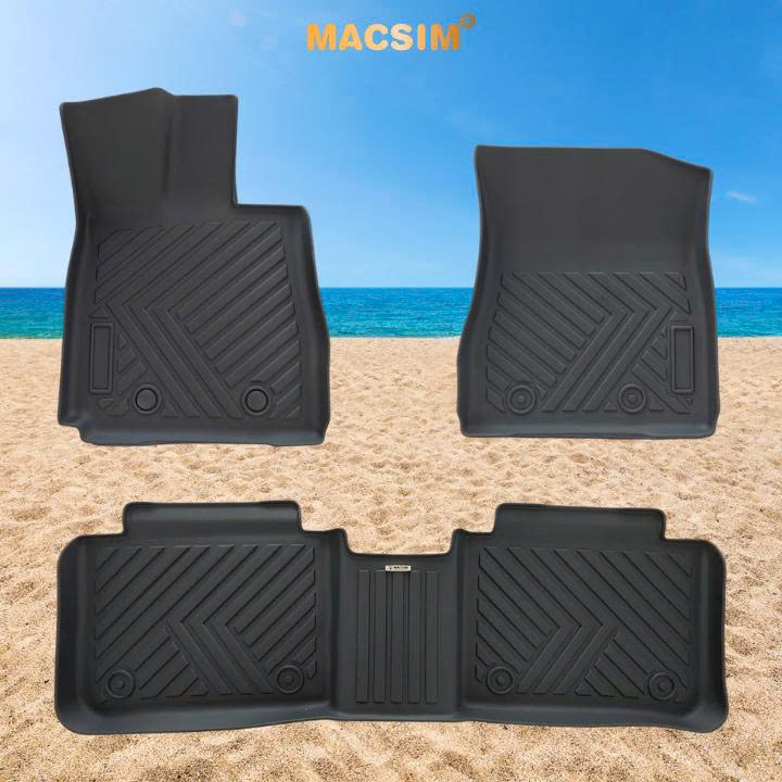 Thảm lót sàn ô tô Byd HAN Macsim - Tpe chuẩn phom, Sử dụng lâu dài (Mã 03)