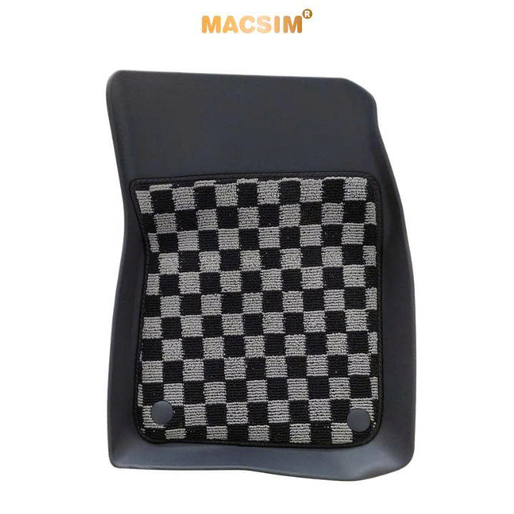 Thảm lót sàn ô tô Vinfast VF8  Macsim – Ca rô, chuẩn phom, Sử dụng lâu dài (Mã 03)