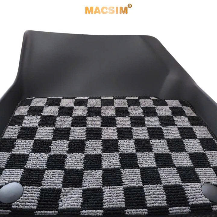 Thảm lót sàn ô tô  Vinfast VF9 Macsim – Ca rô, chuẩn phom, Sử dụng lâu dài (Mã 03)