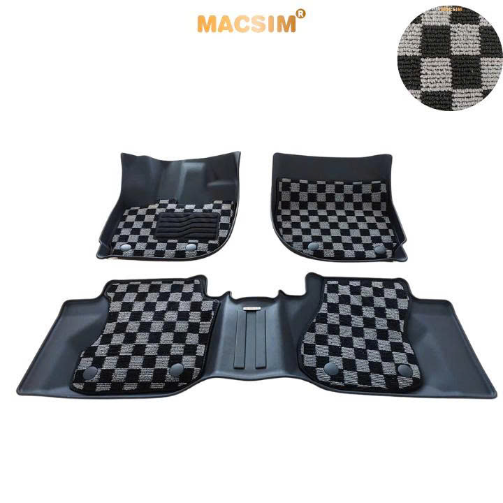 Thảm lót sàn ô tô Honda City  Macsim – Ca rô, chuẩn phom, Sử dụng lâu dài (Mã 03)