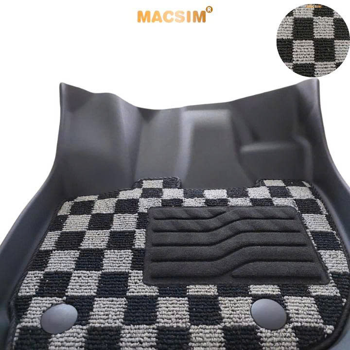 Thảm lót sàn ô tô Honda City  Macsim – Ca rô, chuẩn phom, Sử dụng lâu dài (Mã 03)