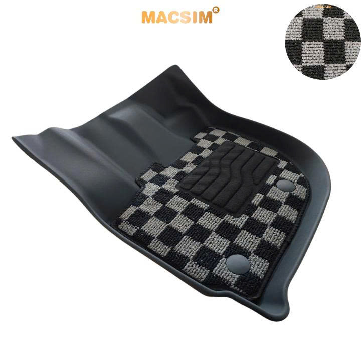 Thảm lót sàn ô tô Honda City  Macsim – Ca rô, chuẩn phom, Sử dụng lâu dài (Mã 03)