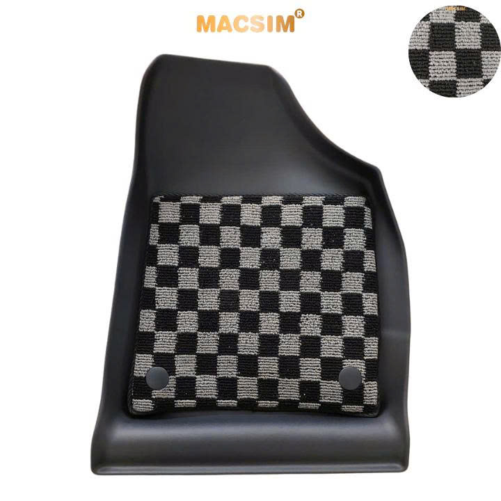 Thảm lót sàn ô tô Vinfast Vf5  Macsim – Ca rô, chuẩn phom, Sử dụng lâu dài (Mã 03)