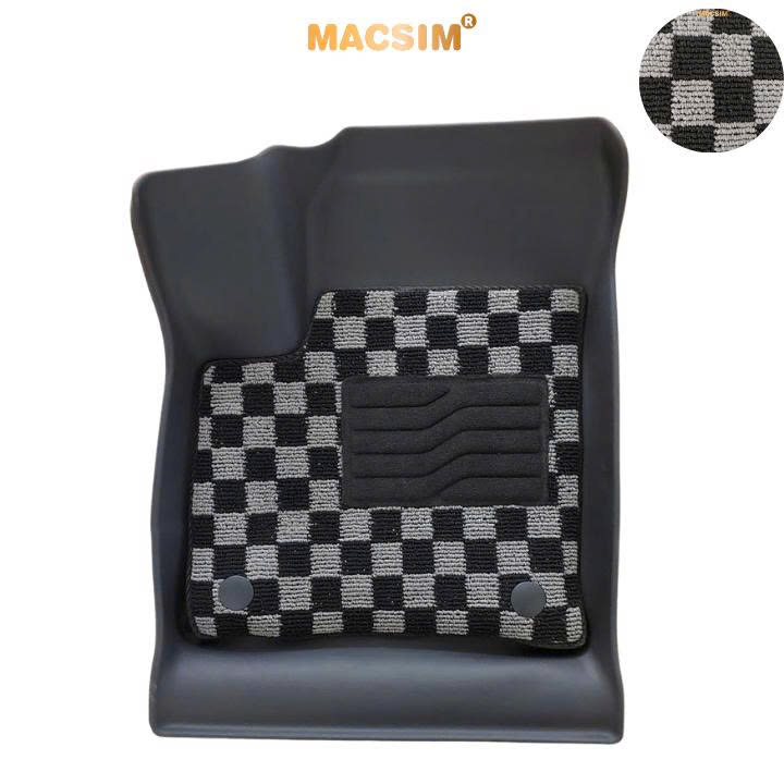 Thảm lót sàn ô tô Vinfast Vf5  Macsim – Ca rô, chuẩn phom, Sử dụng lâu dài (Mã 03)