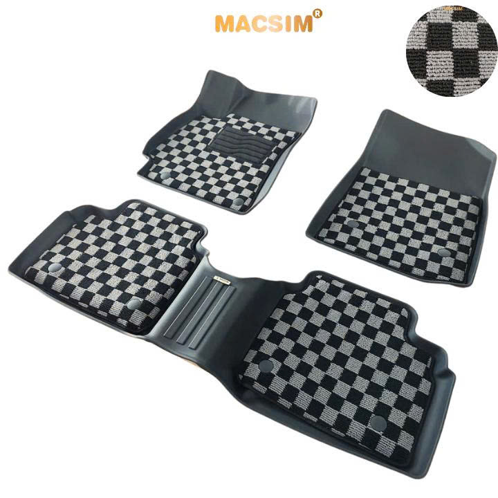 Thảm lót sàn ô tô Huyndai Elantra 2023+ Macsim – Ca rô, chuẩn phom, Sử dụng lâu dài (Mã 03)
