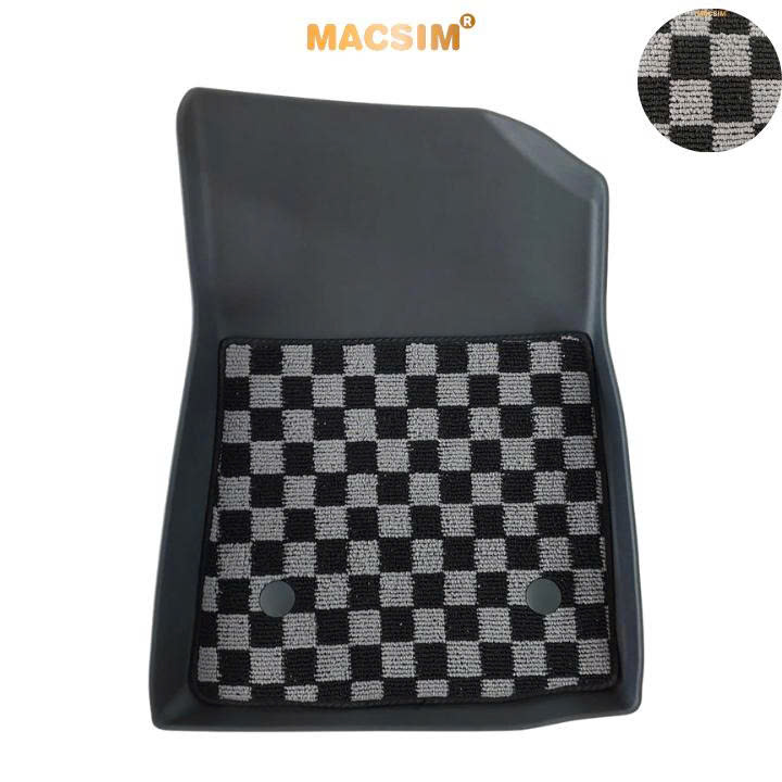 Thảm lót sàn ô tô Huyndai Elantra 2023+ Macsim – Ca rô, chuẩn phom, Sử dụng lâu dài (Mã 03)