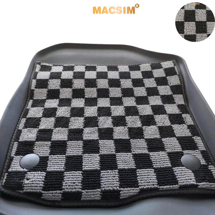 Thảm lót sàn ô tô Toyota Raize Macsim – Ca rô, chuẩn phom, Sử dụng lâu dài (Mã 03)