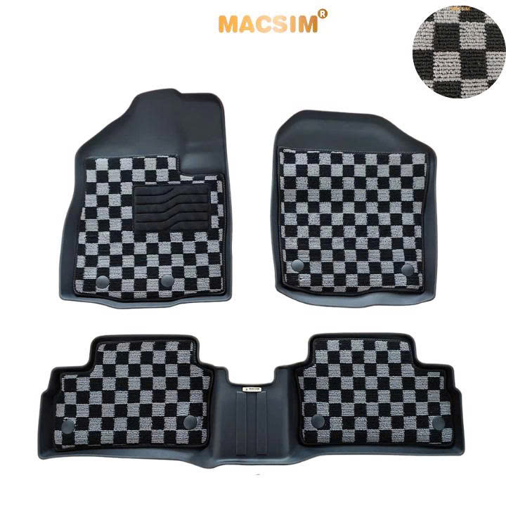Thảm lót sàn ô tô Toyota Raize Macsim – Ca rô, chuẩn phom, Sử dụng lâu dài (Mã 03)
