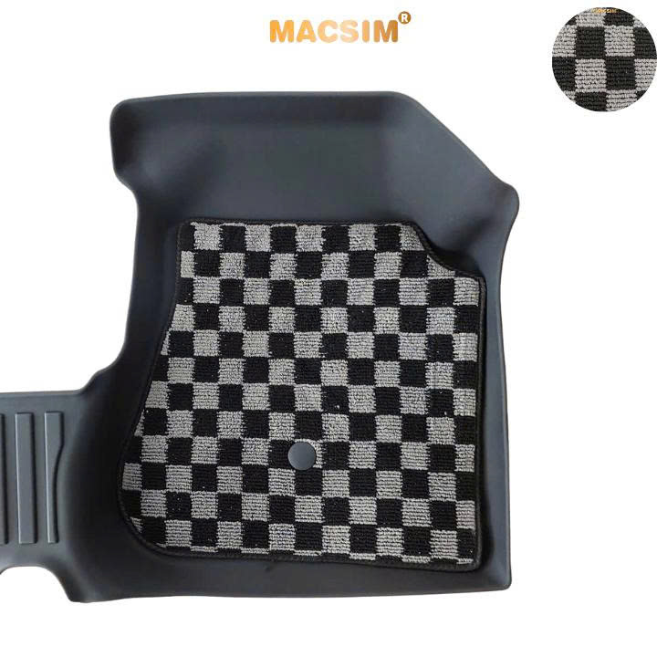  Thảm lót sàn ô tô Vinfast VF6 Macsim – Ca rô, chuẩn phom, Sử dụng lâu dài (Mã 03)