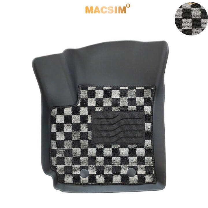  Thảm lót sàn ô tô Kia Seltos Macsim – Ca rô, chuẩn phom, Sử dụng lâu dài (Mã 03)