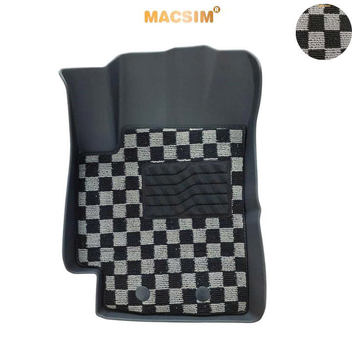Thảm lót sàn ô tô Hyundai Accent 2024+ Macsim – Ca rô, chuẩn phom, dễ vệ sinh (Mã 03)