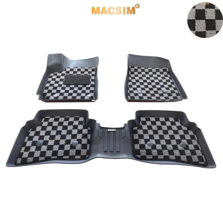 Thảm lót sàn ô tô Hyundai Venue Macsim – Ca rô, chuẩn phom, Dễ Vệ Sinh (Mã 03)