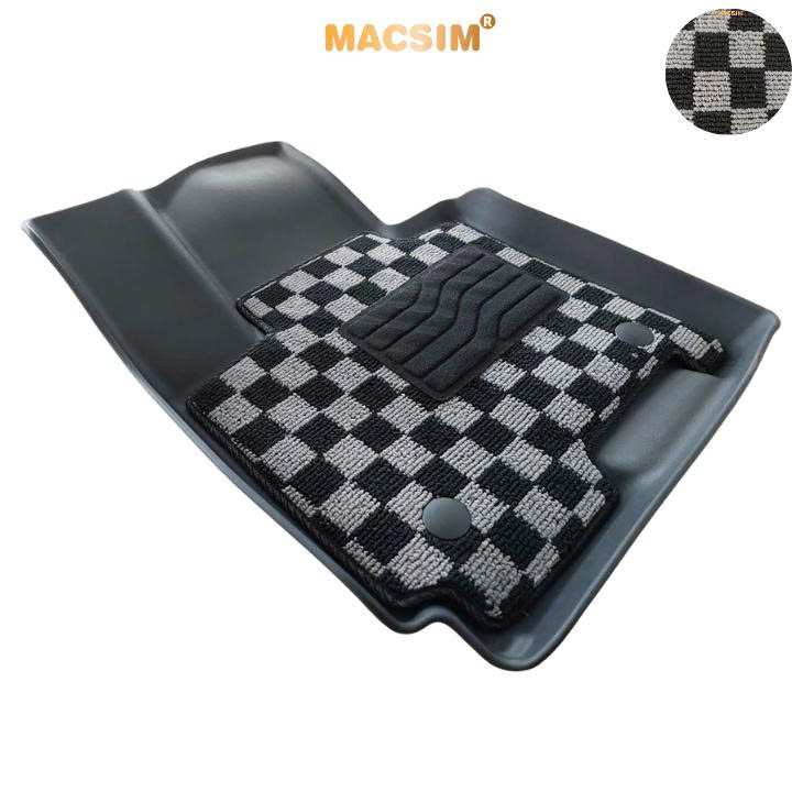  Thảm lót sàn ô tô Kia Sportage Macsim – Ca rô, chuẩn phom, dễ vệ sinh (Mã 03)